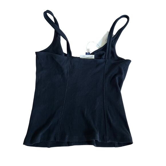 Universal Thread Women's Black Ribbed Corset Tank - Size XL - NWT - Picture 4 of 8